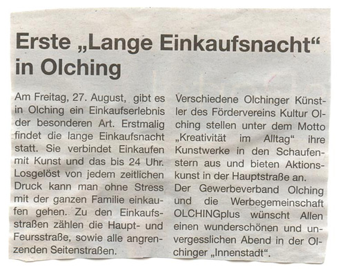 Artikel Amper-Kurier August 2010